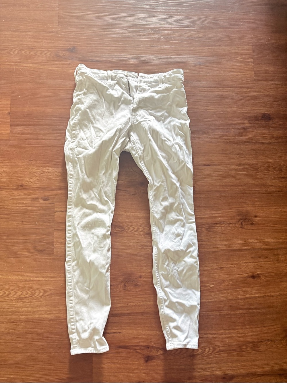 Hollister Women's White Skinny Jeans